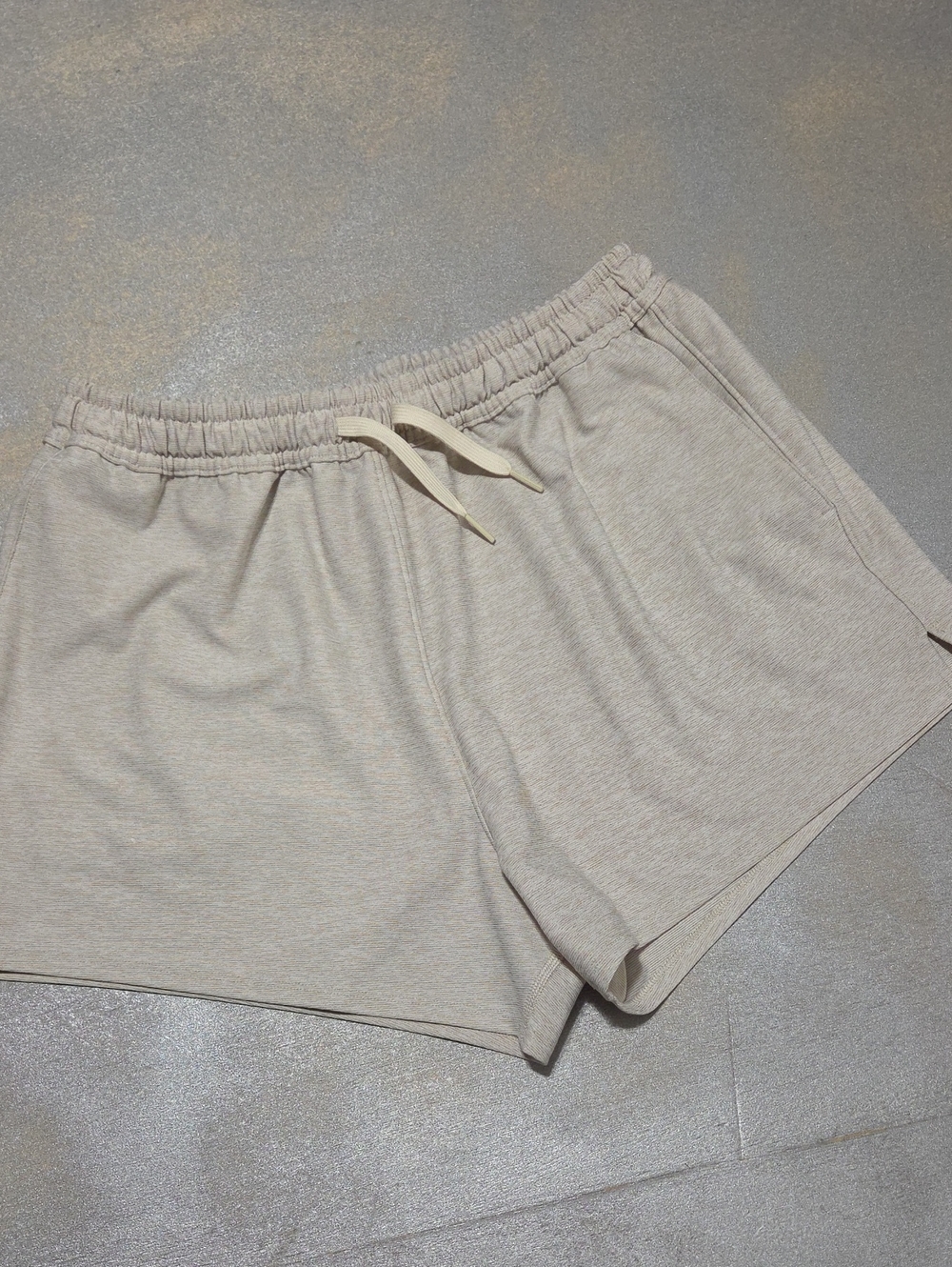 Outdoor Voices Sandstone Drawstring Athletic Shorts